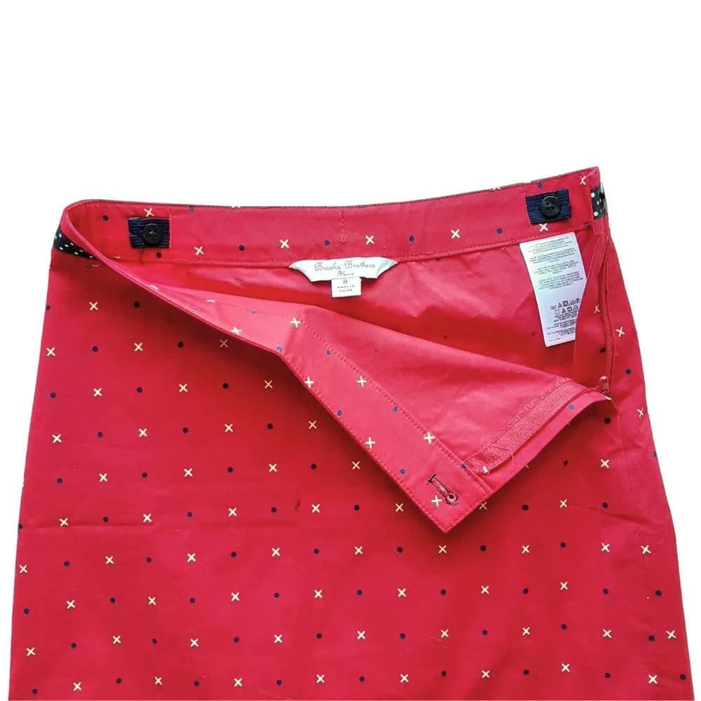 Brooks Brothers Fleece Girls Red Short Skirt in Size 8 - Picture 5 of 8
